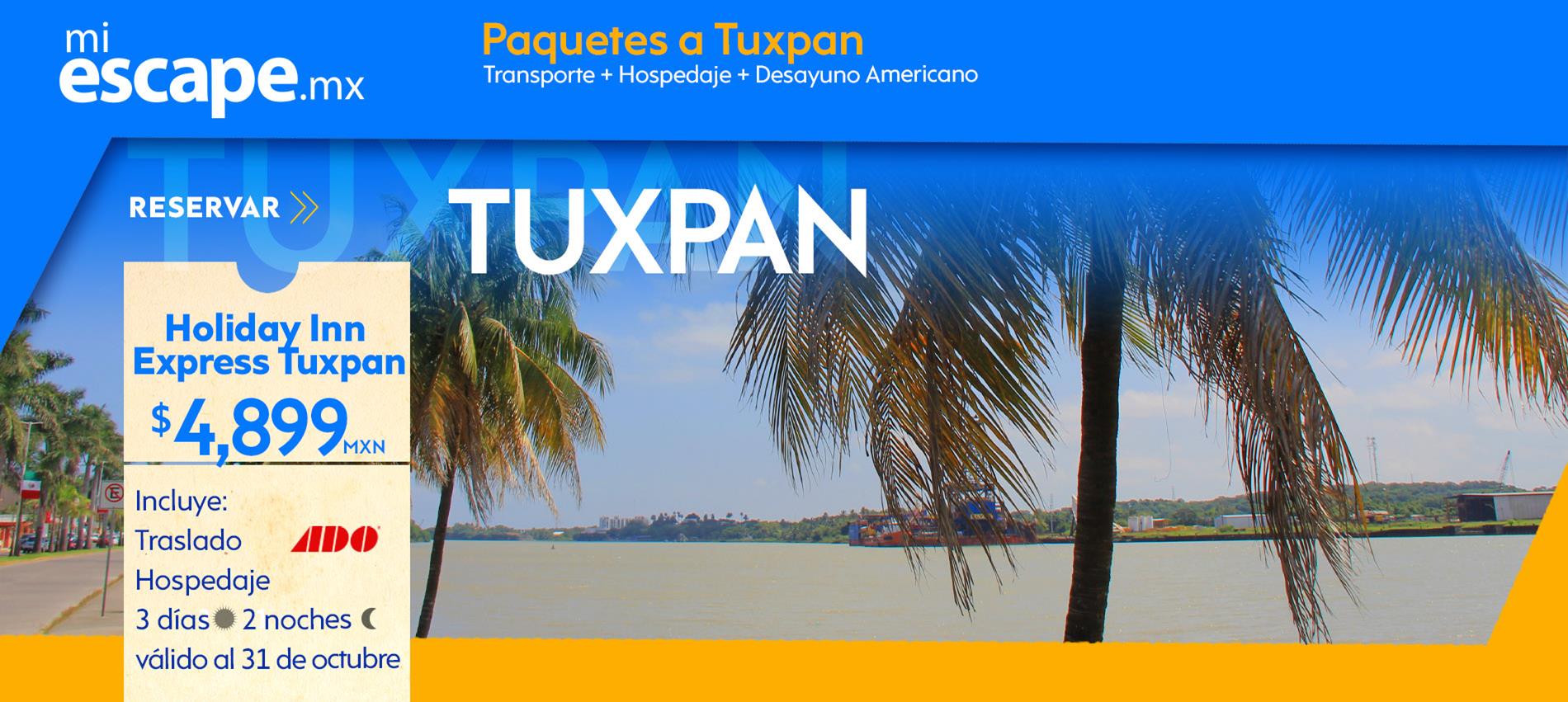 Paquetes | Ciudad de México - Tuxpan
